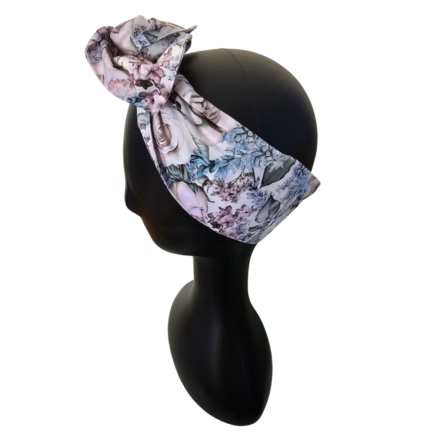 Wire Headband - Antique Floral Side View