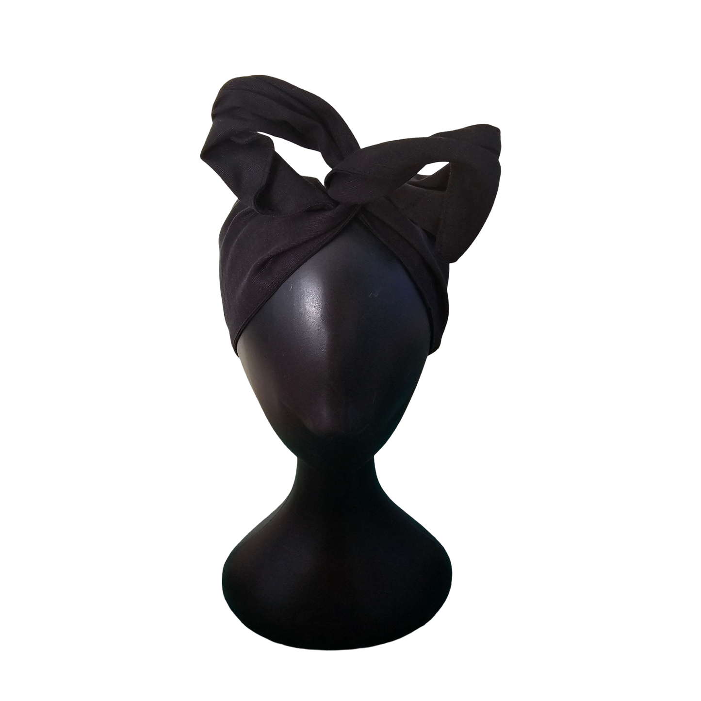 Wire Headband- Black Front View