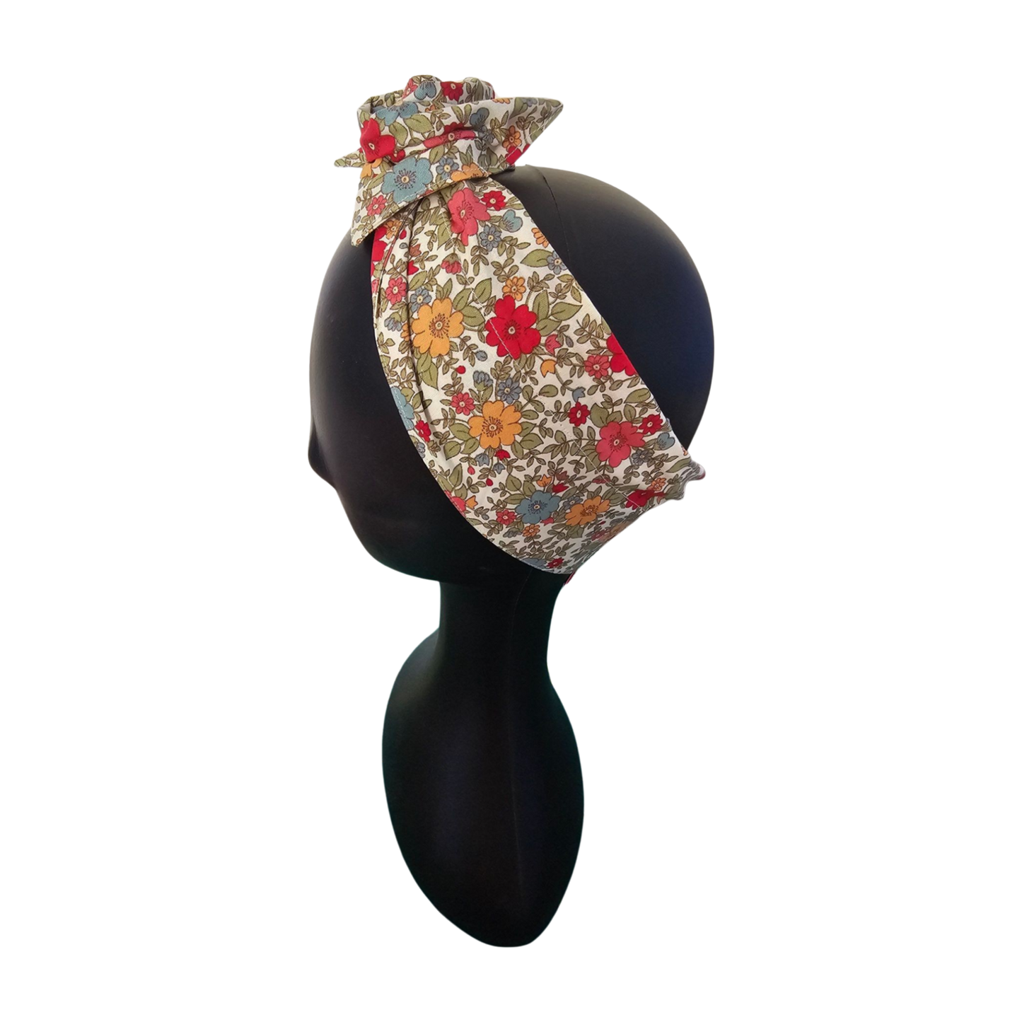 Wire Headband - Floral side view