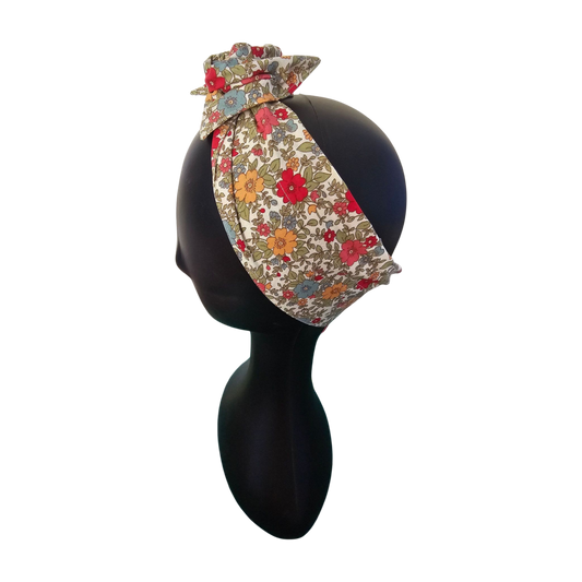 Wire Headband - Floral side view
