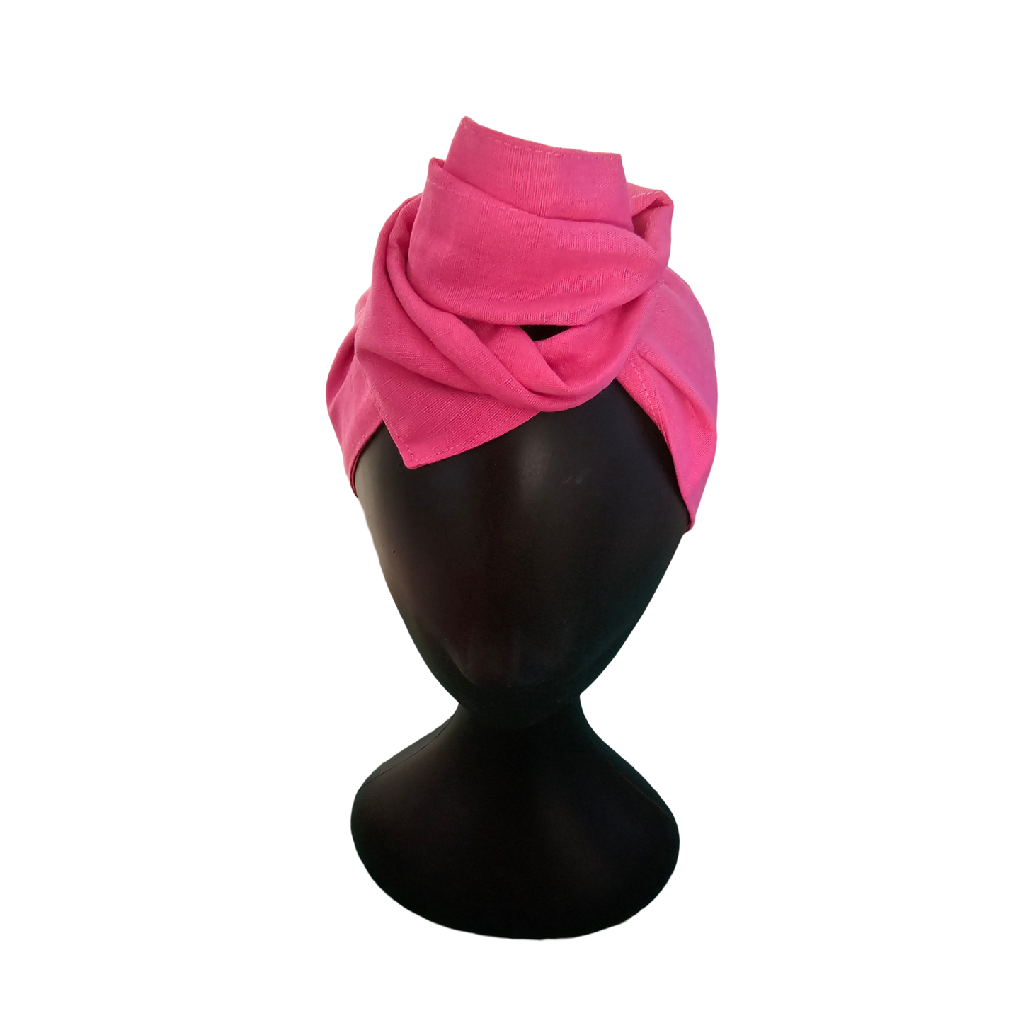 Wire Headband - Hot Pink Front VIew