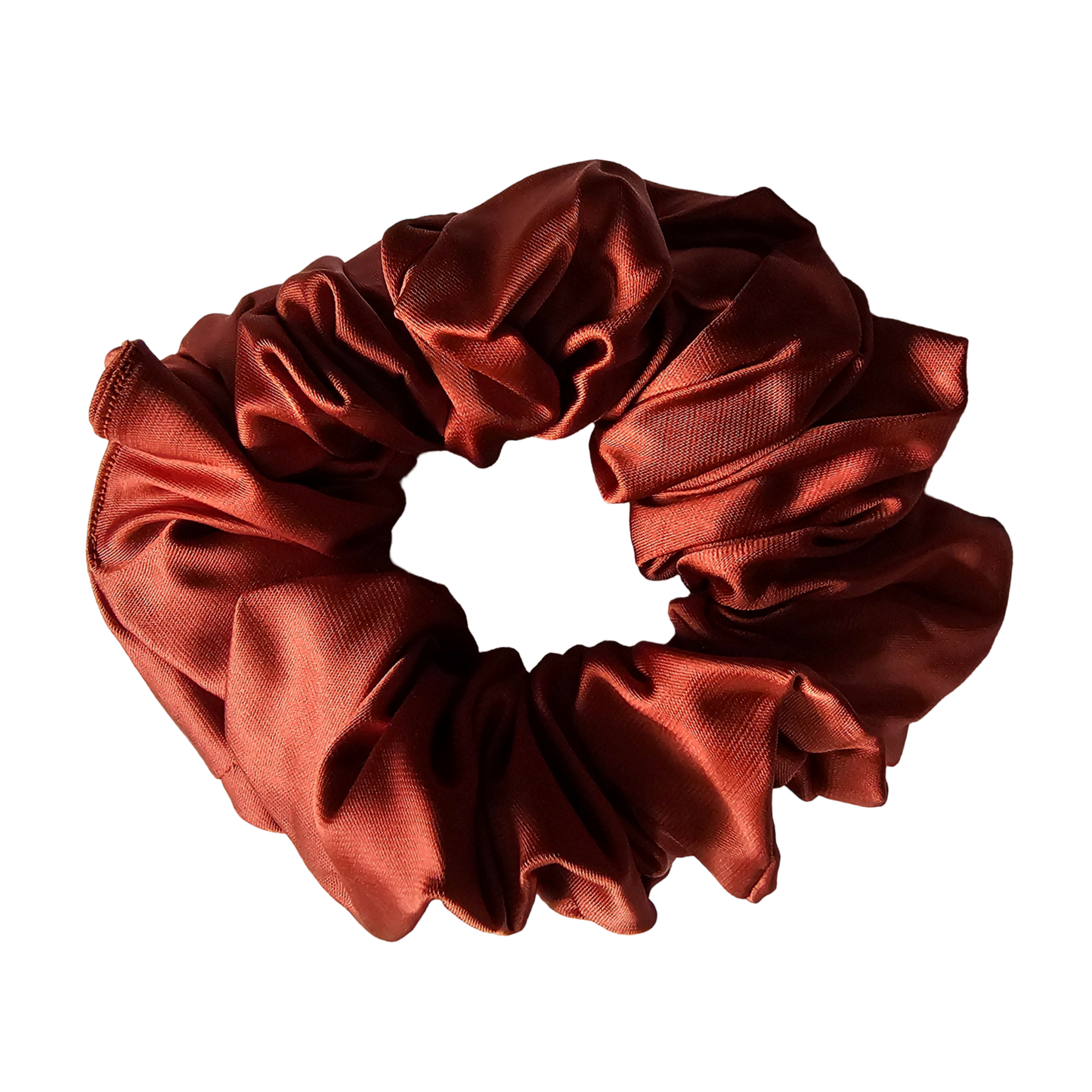Scrunchie - Brunt Orange Front View