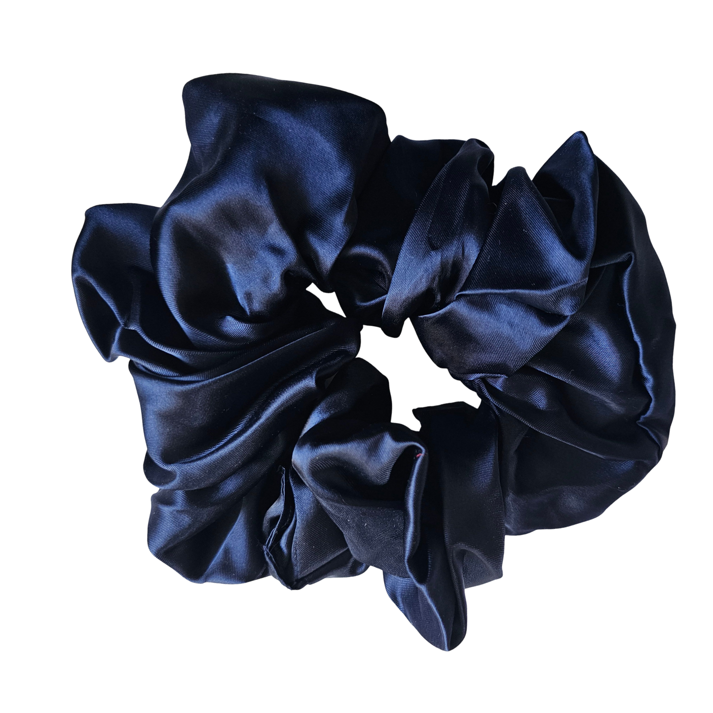 Hair Scrunchie - Navy Front View