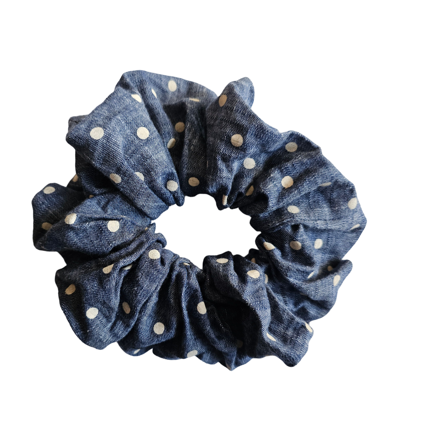 Hair Scrunchie - Spots Front View