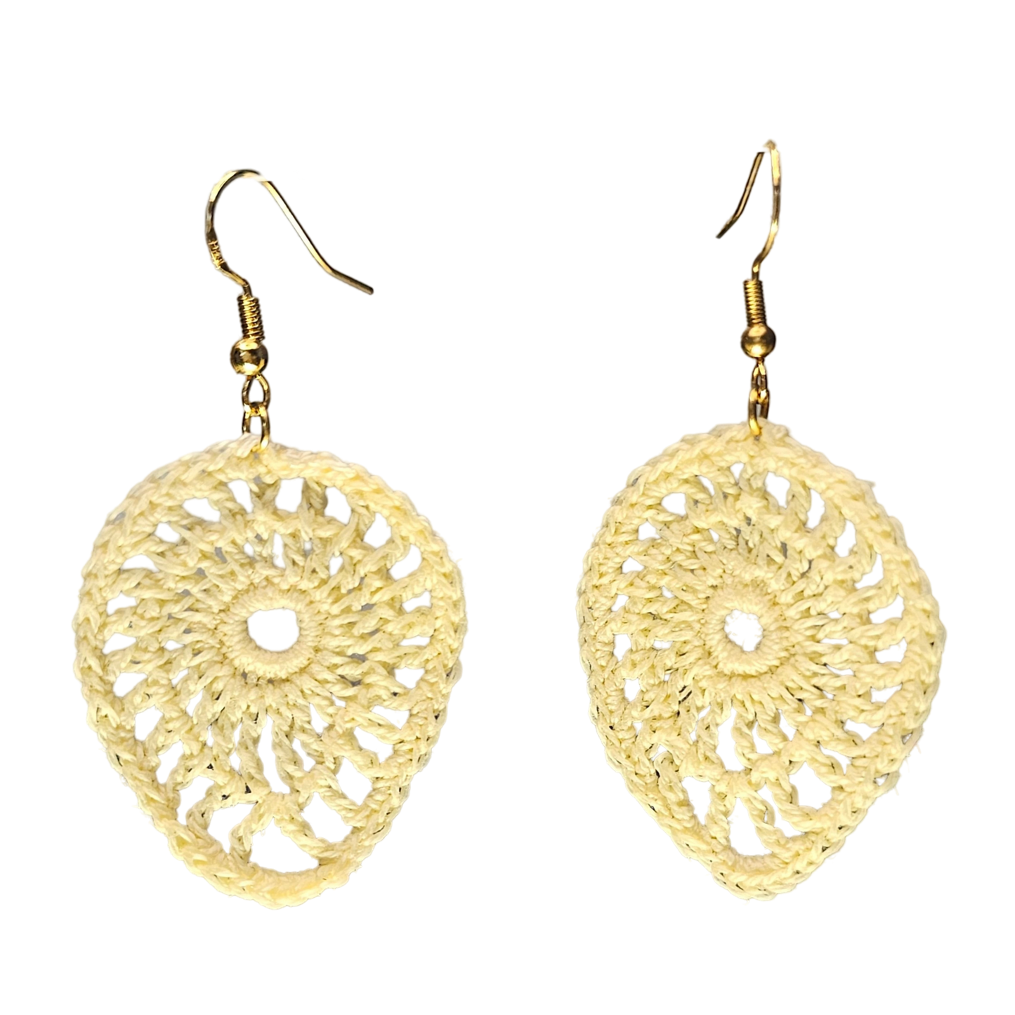 Tempest Crochet Earring - Lemon