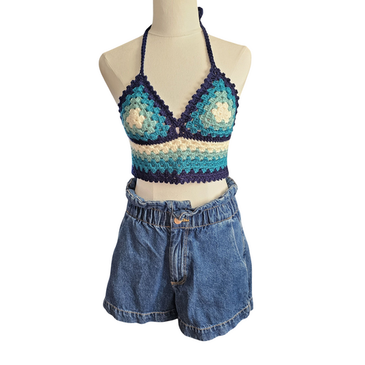 Ocean Tide Crochet Top