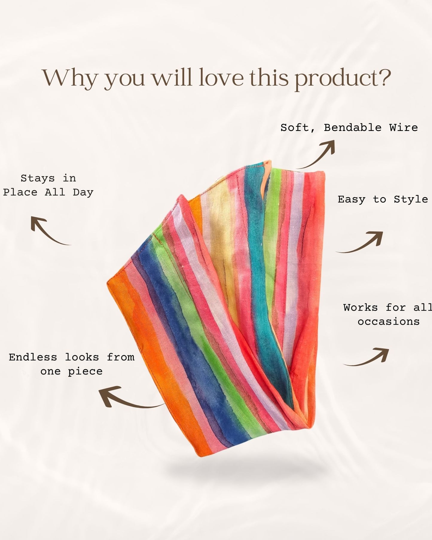 Hallie Wire Headwrap