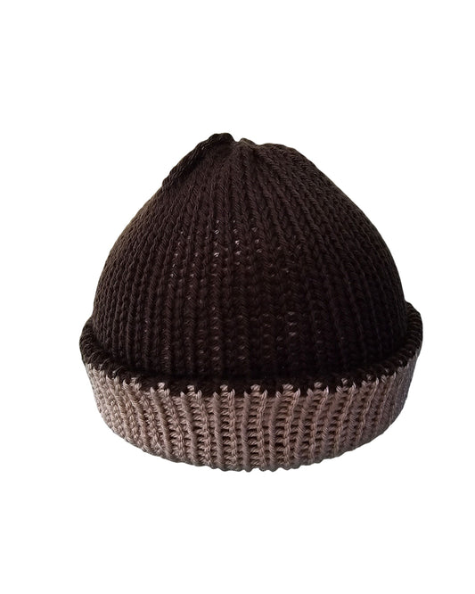 Two Tone Knitted beanie
