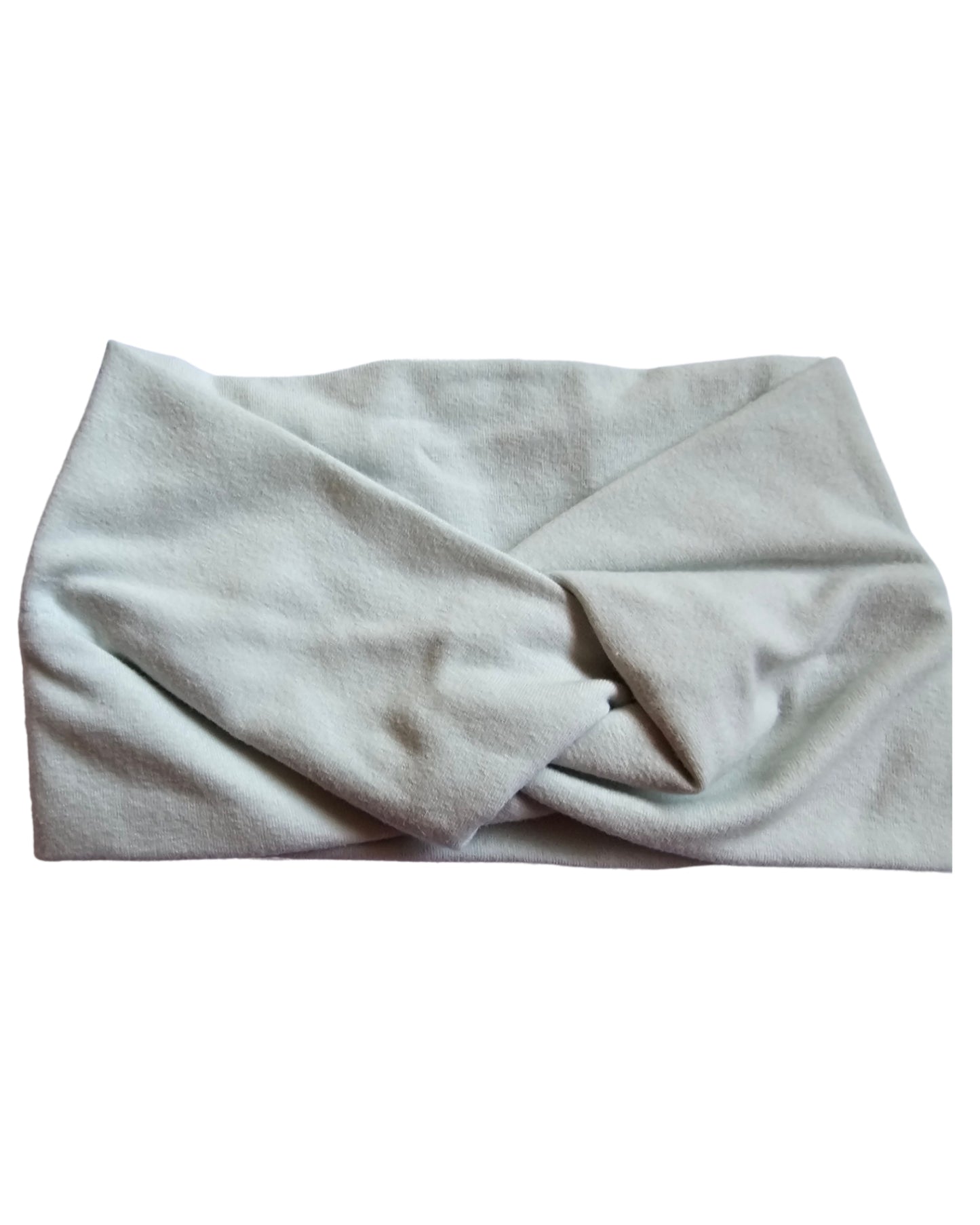 Light gray headband on a white background