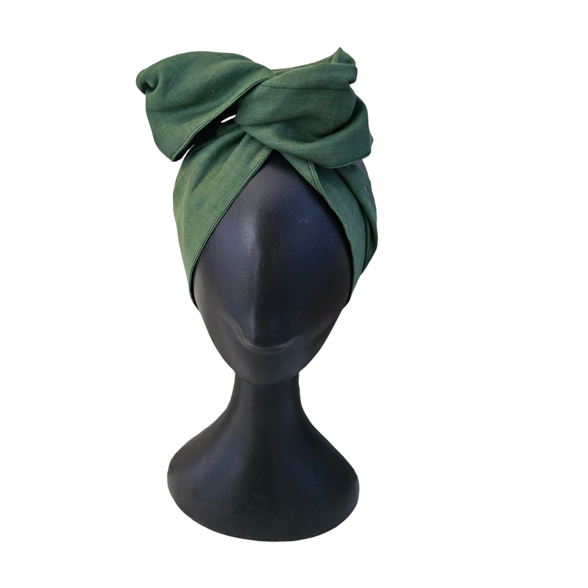 Wire Headband - Olive Front View