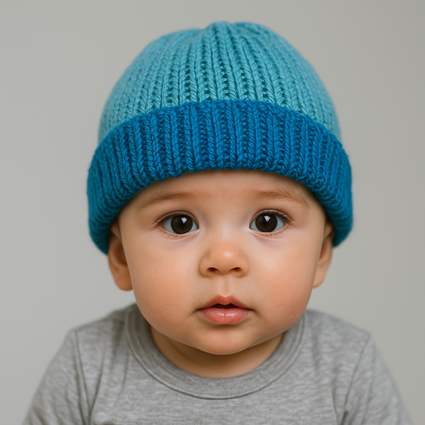 Elliott Teal Tone Knitted Beanie