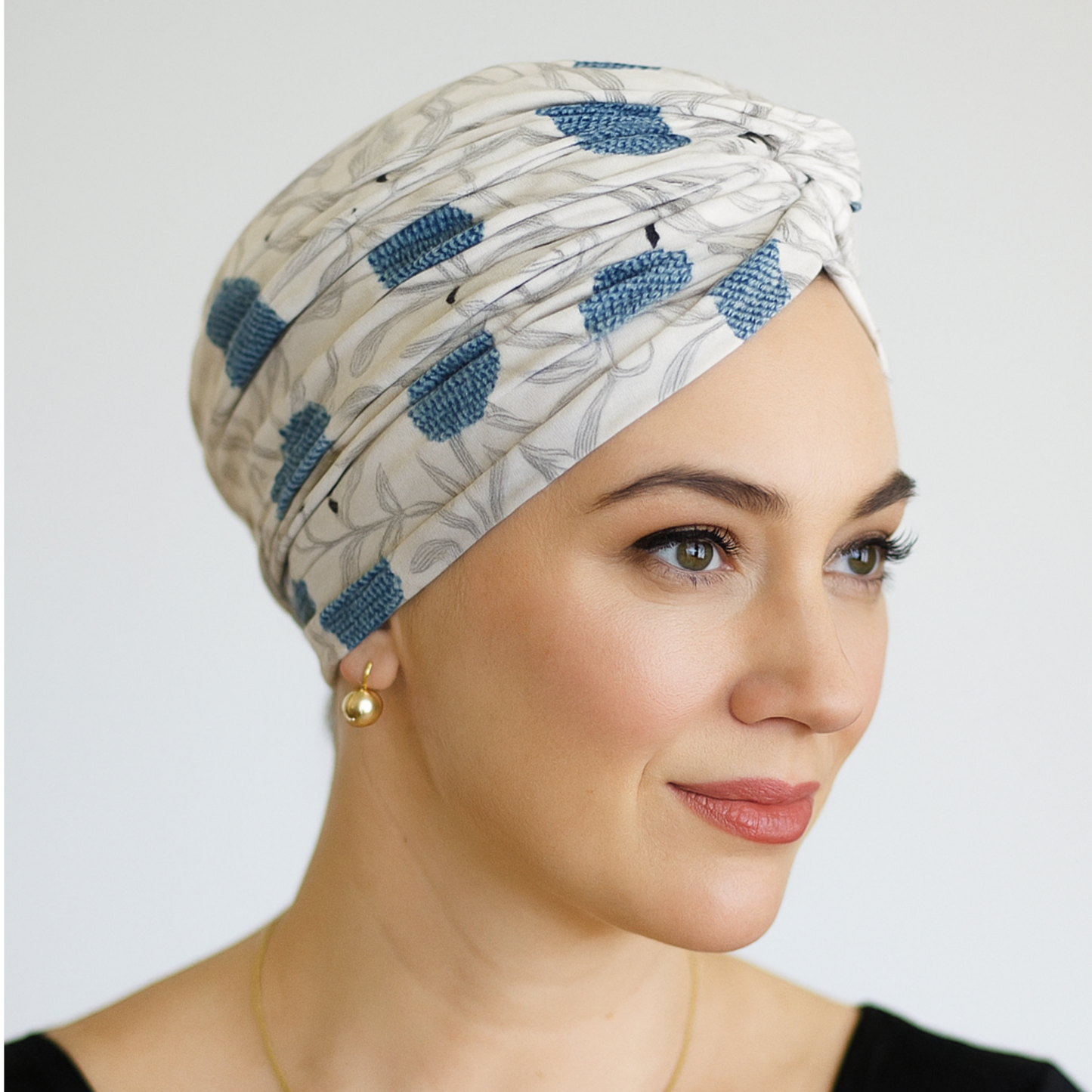 Bluebell Knotted Turban