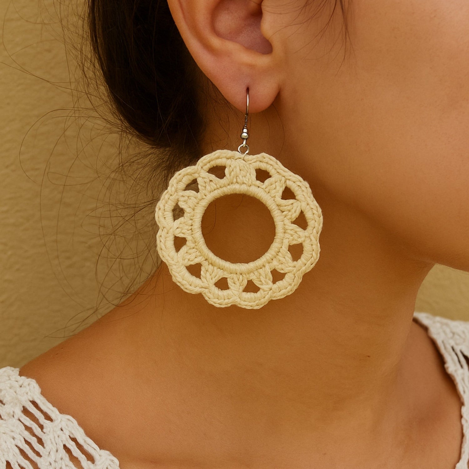 Crochet Dangle Earrings
