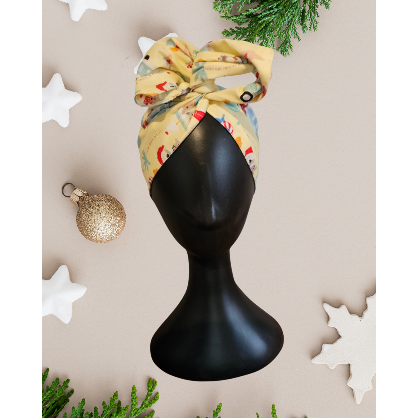 Surfing Santa Wire Head Wrap