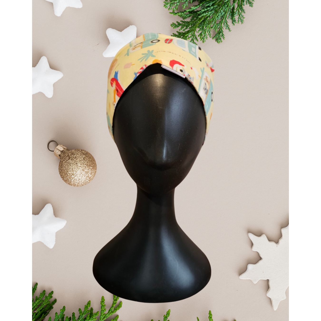 Surfing Santa Wire Head Wrap
