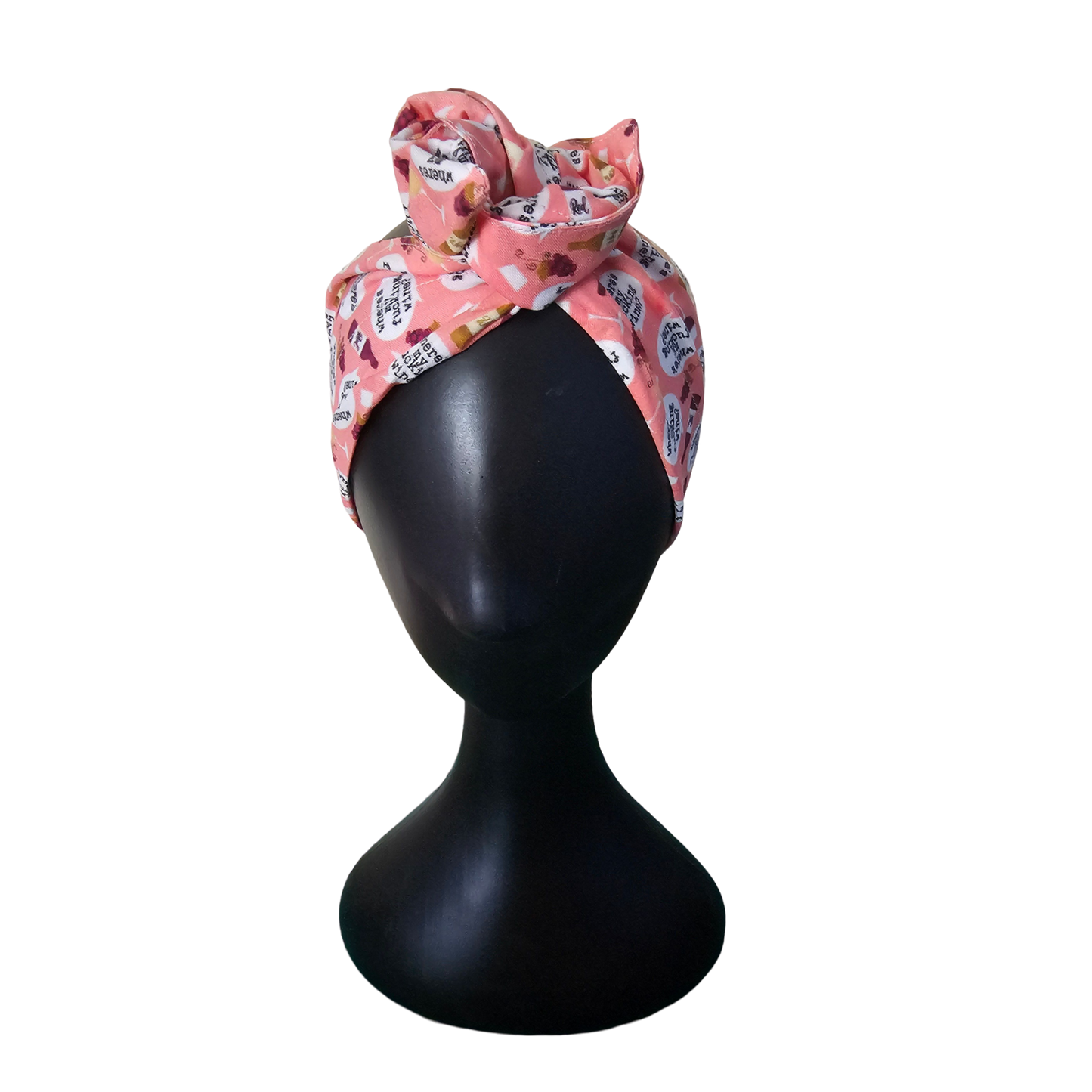 Wire headwrap - Front View Wine
