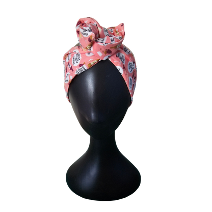 Wire headwrap - Front View Wine