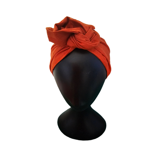 Wire Headband - orange front view