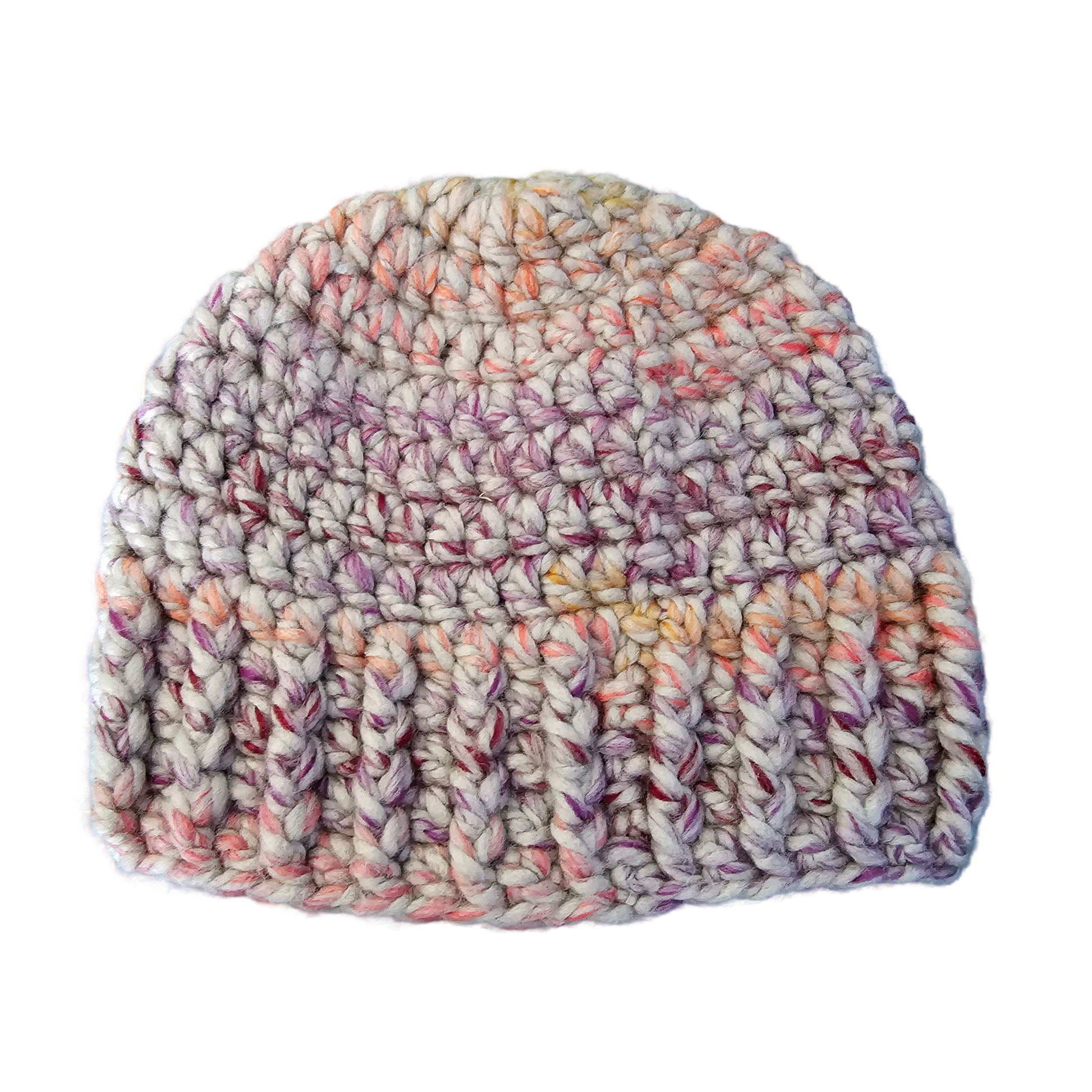 Crochet Beanie - Flat View