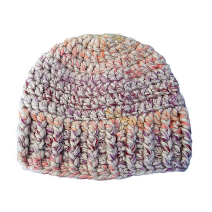 Crochet Beanie - Flat View
