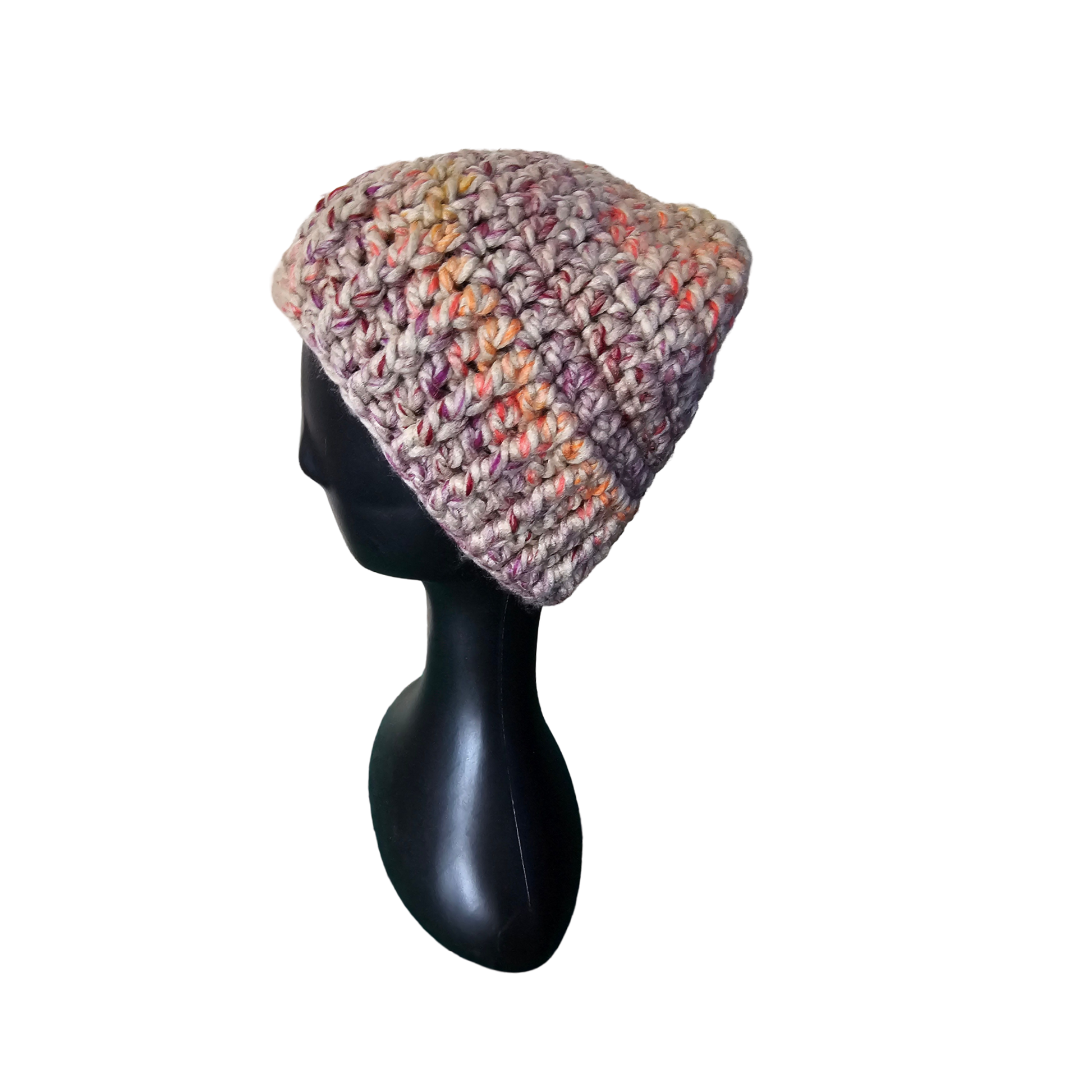 Crochet Beanie - Side View