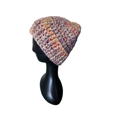Crochet Beanie - Side View