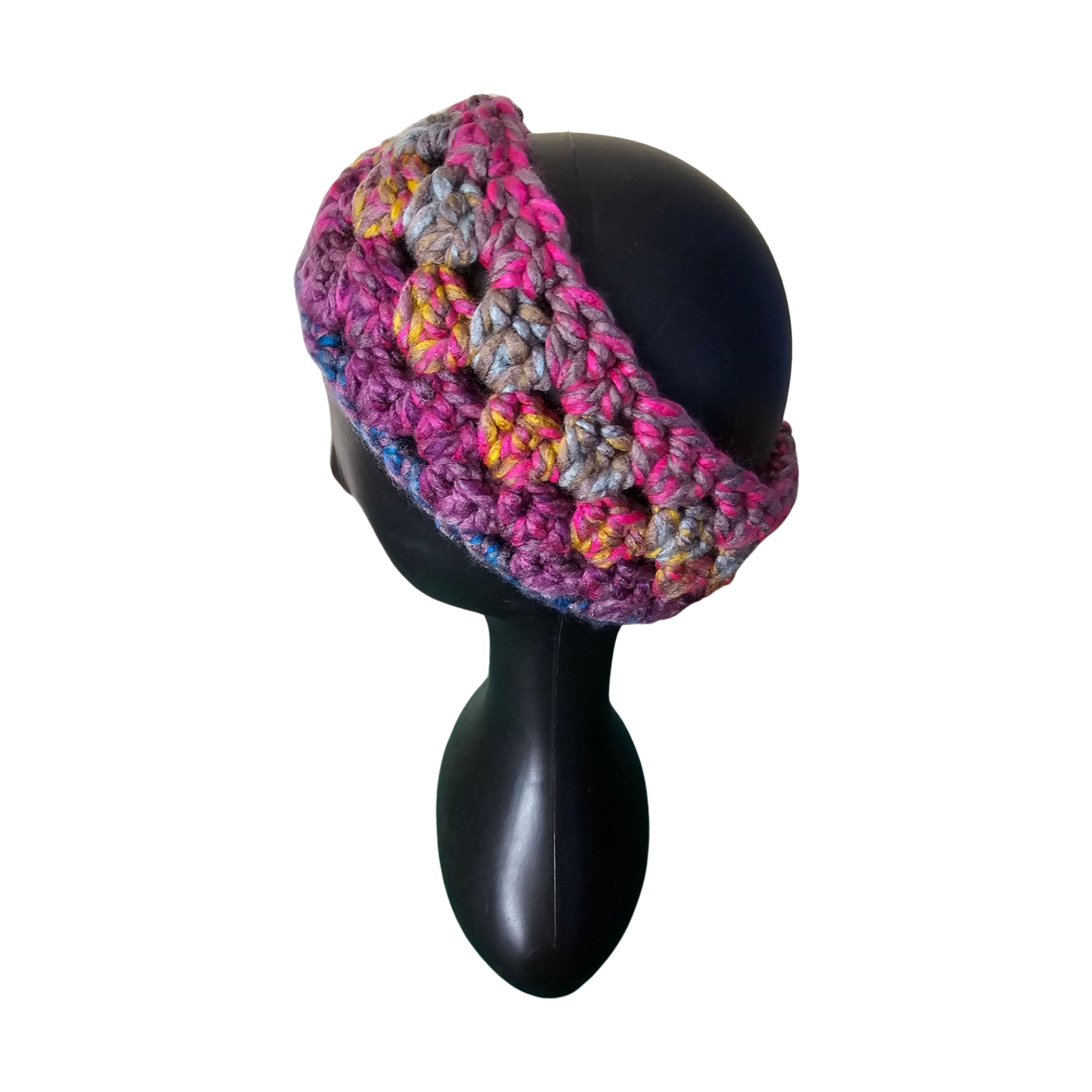 Crochet Headband - Side VIew