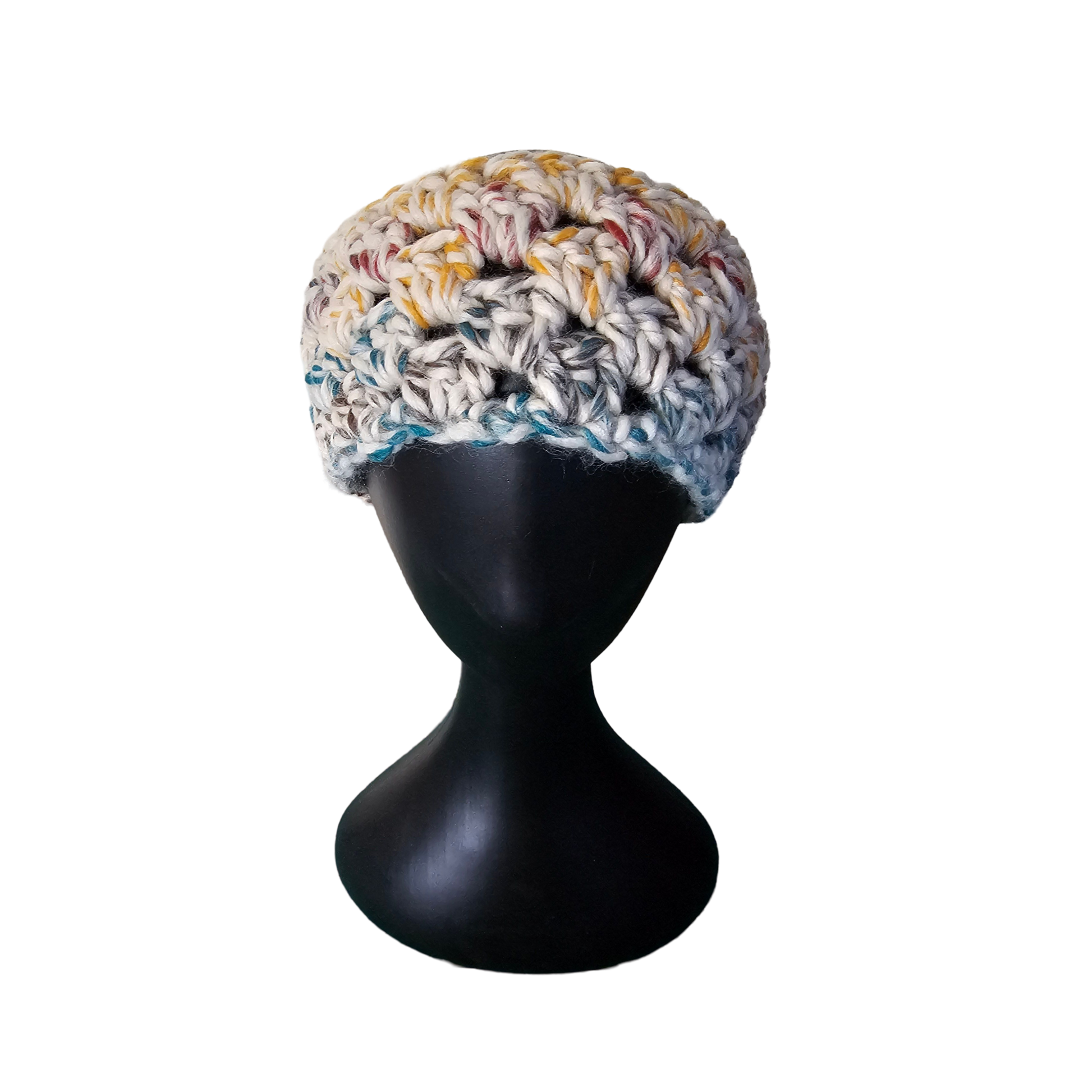 Crochet Headband - Multi-Color Front View