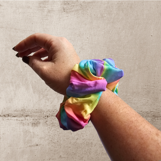 Scrunchie - Rainbow Wrist View