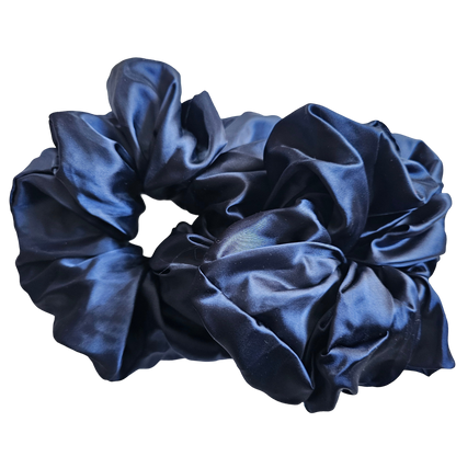 Hair Scrunchie - Navy 2 Scrunchie View