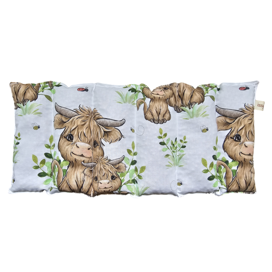 Large Heat Pack - Highland Cow Front