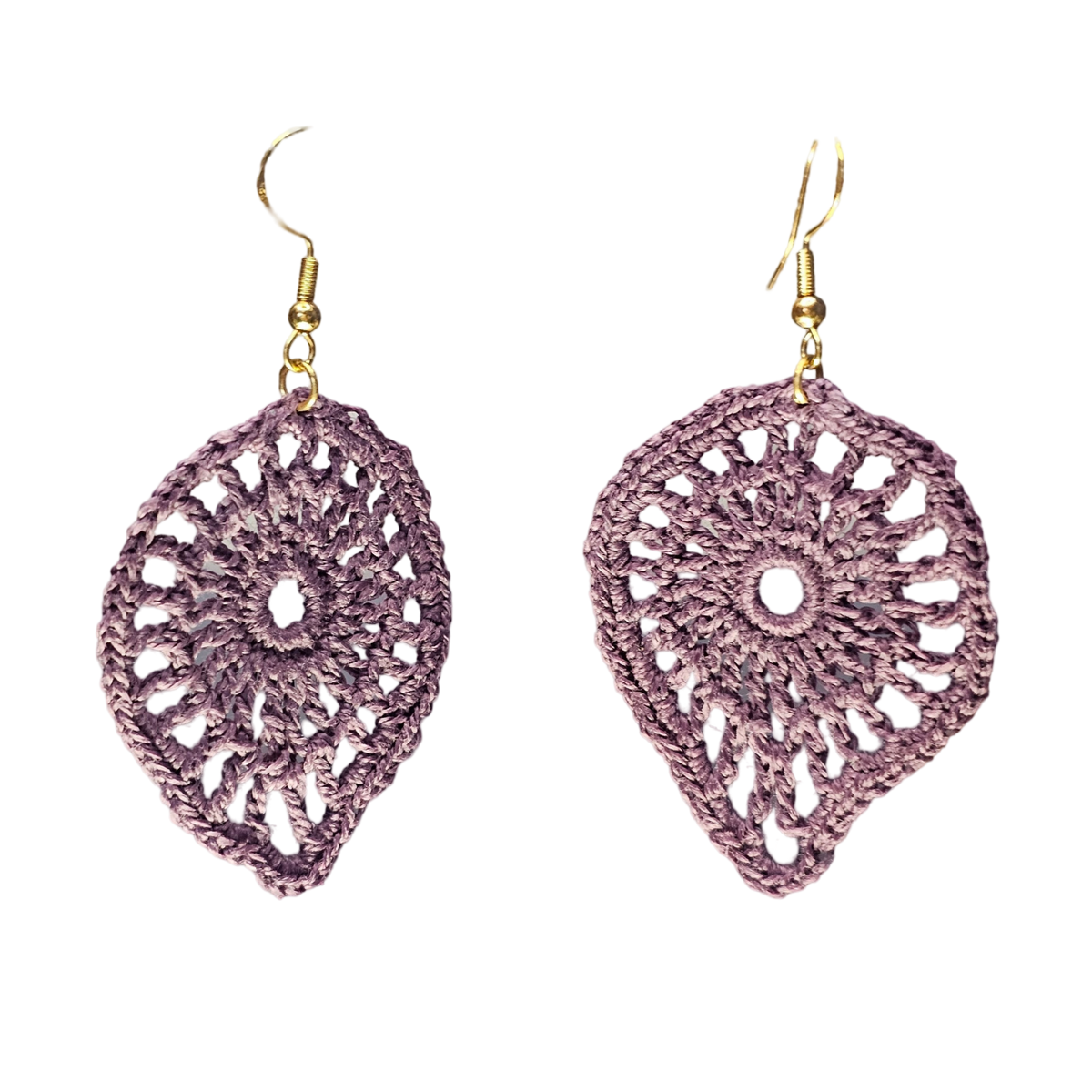 Tempest Crochet Earring - Purple