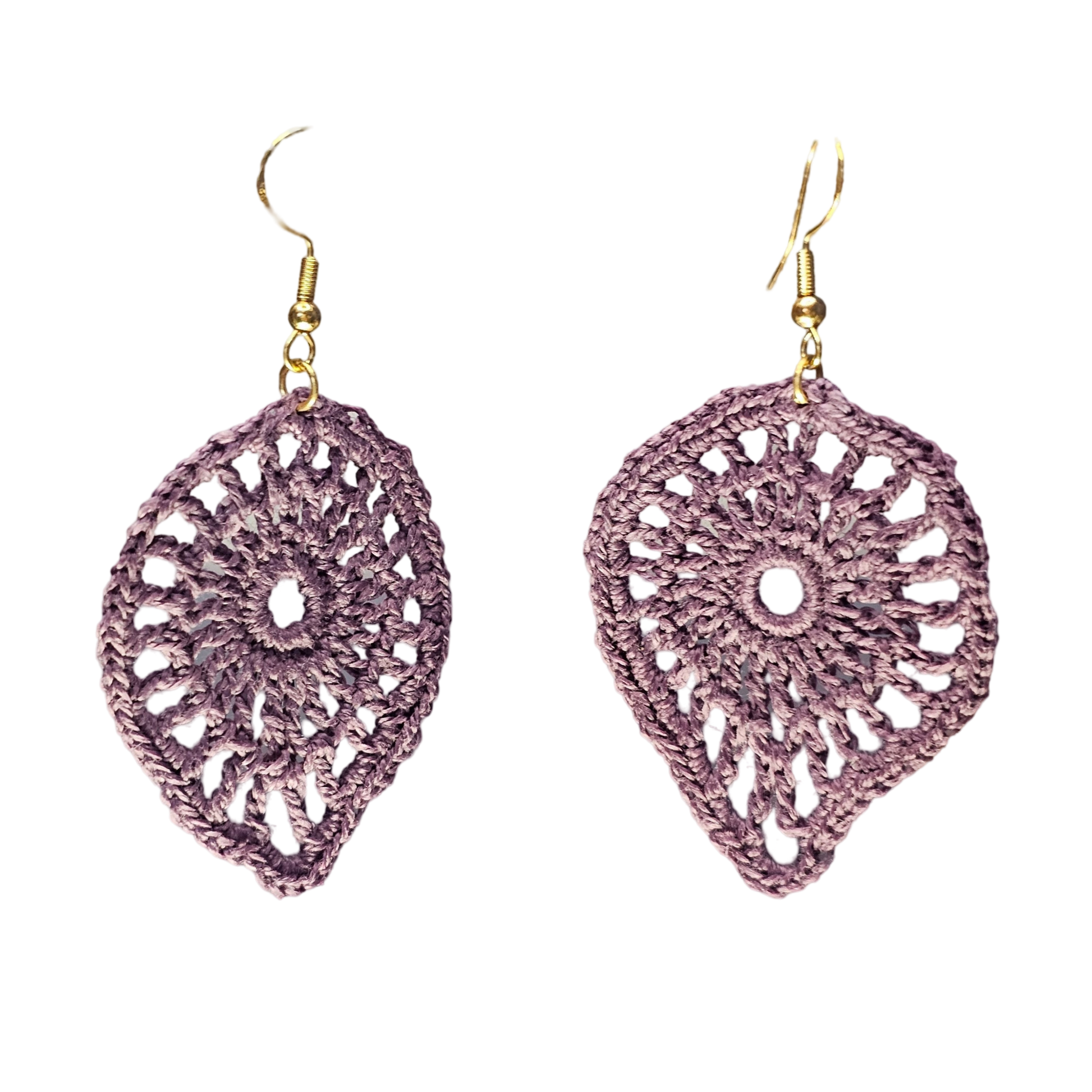 Tempest Crochet Earring - Purple
