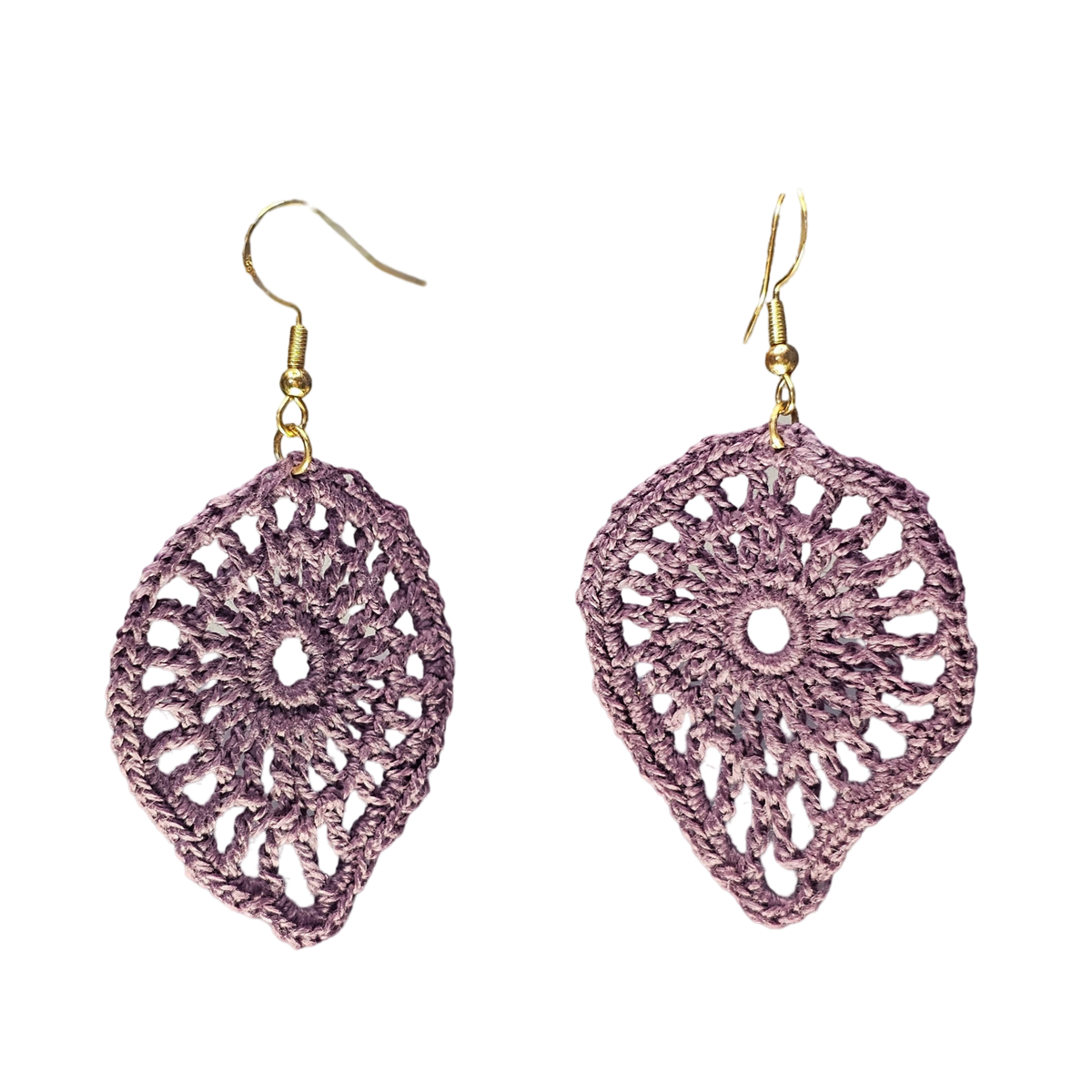 Tempest Crochet Earring - Purple
