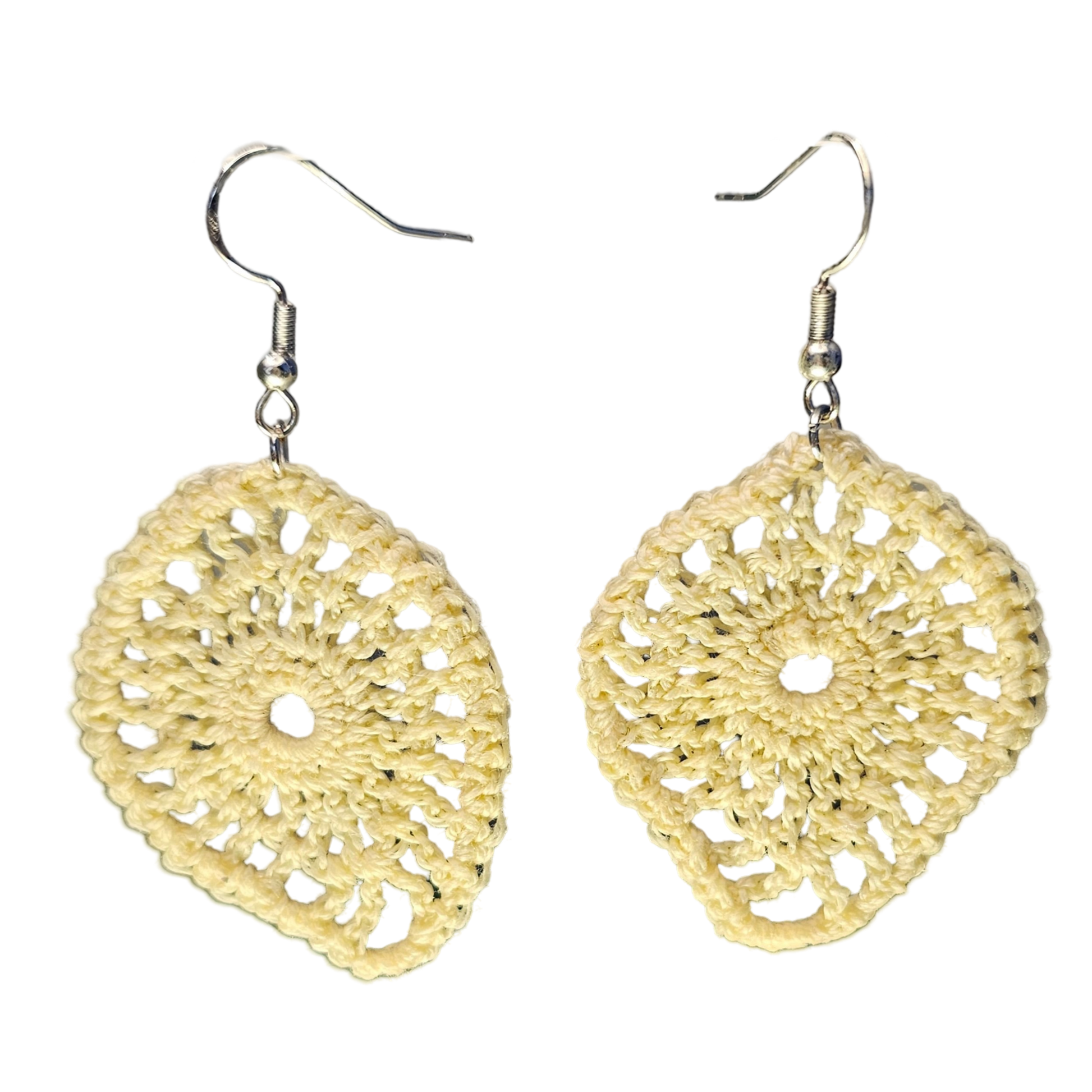 Tempest Crochet Earring - Lemon