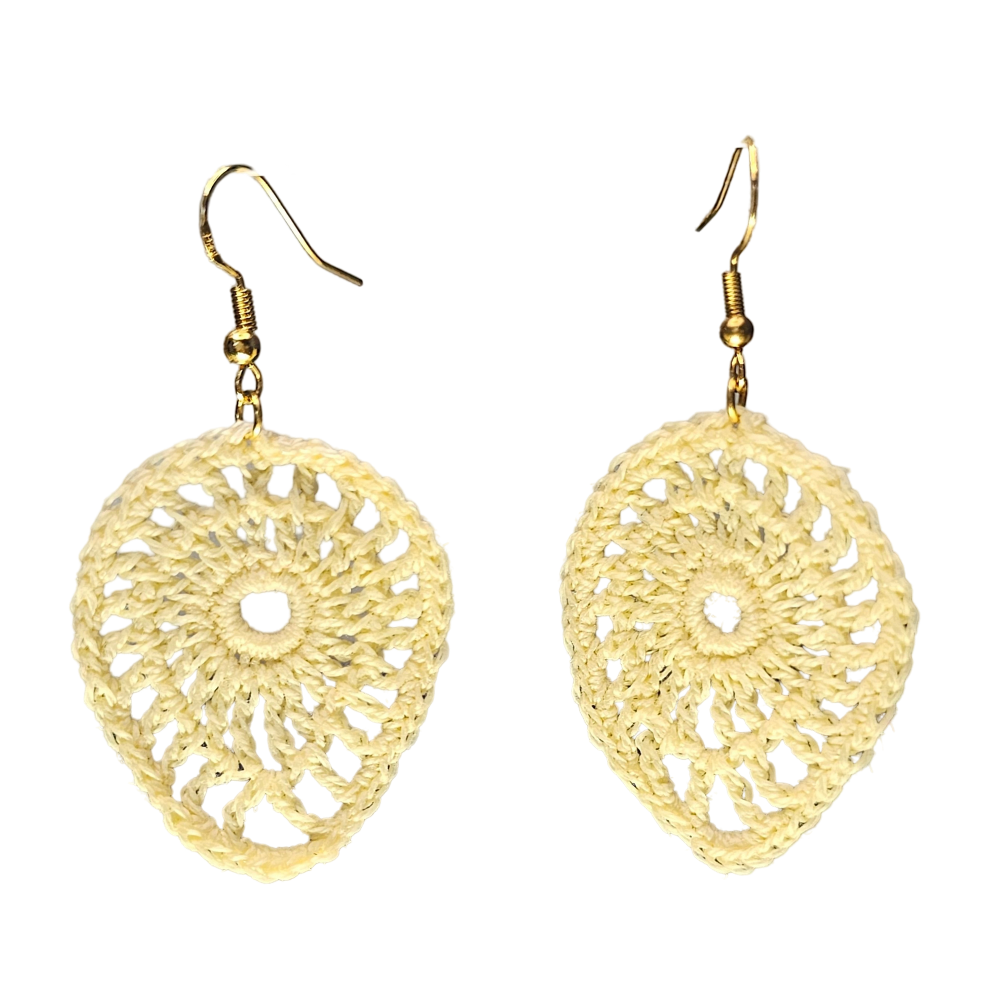 Tempest Crochet Earring - Lemon