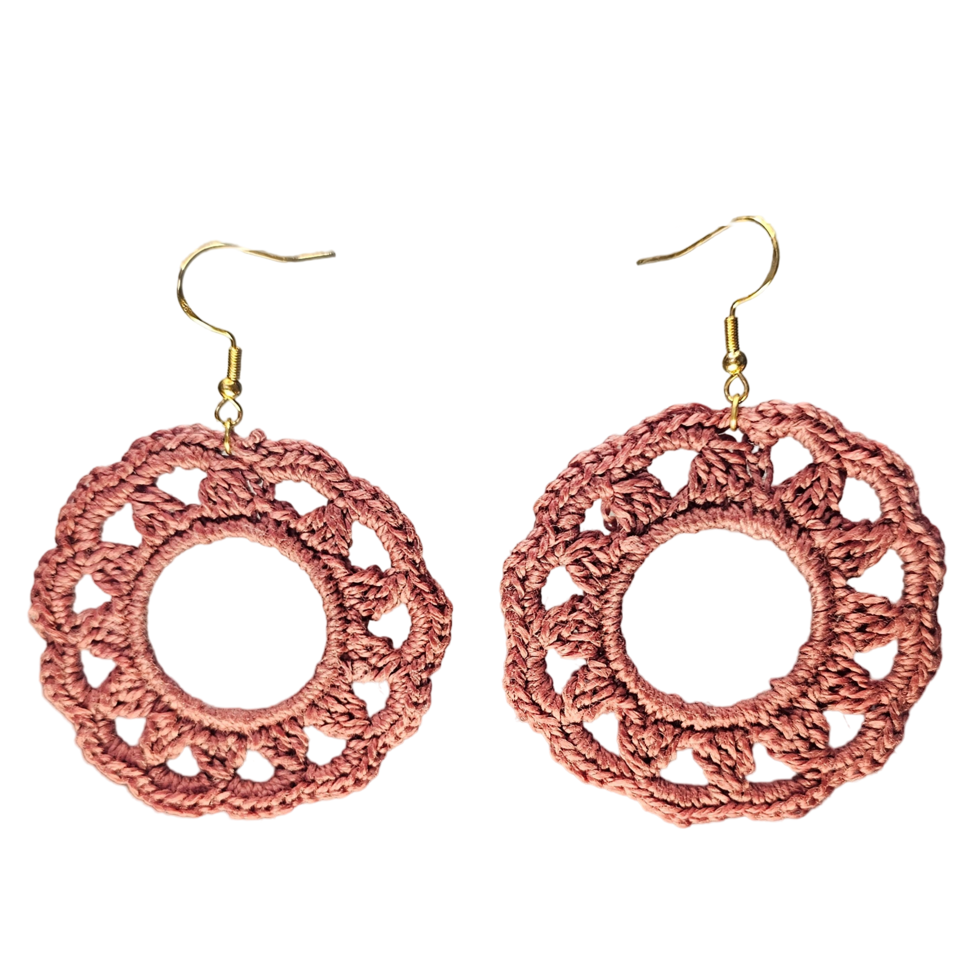 Royal Crochet Earring - Pink