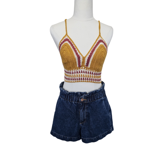 Lila Crochet Top