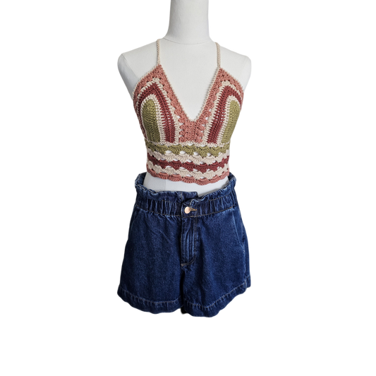 Remi Shell Crochet Top