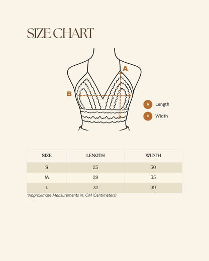 Crochet Top Sizing Chart