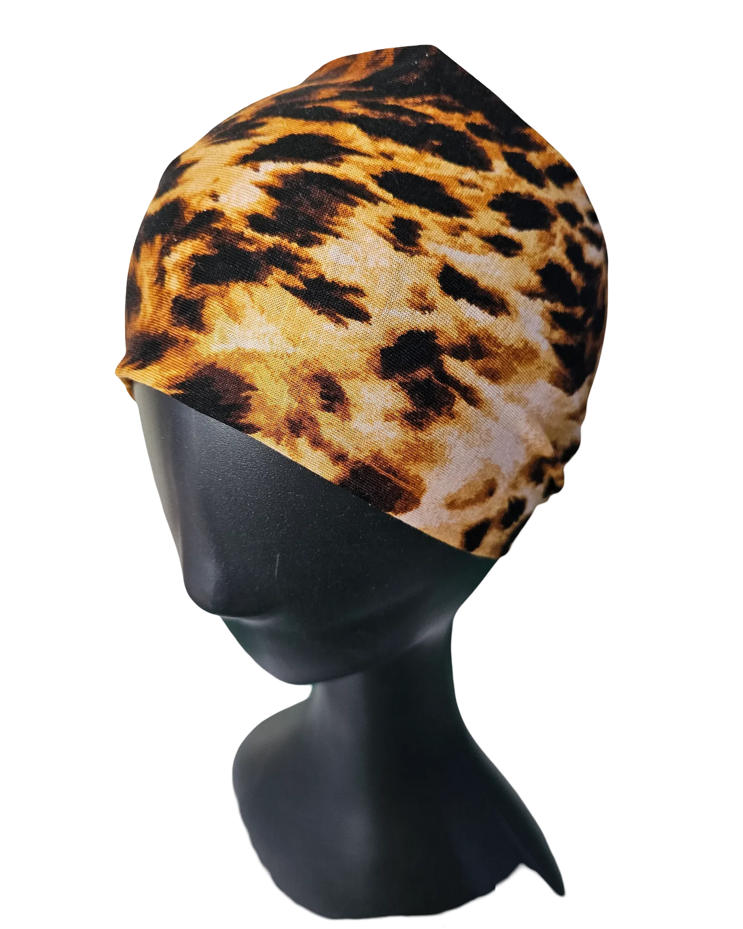 Girls headband hair accessory on mannequin side view, flat style