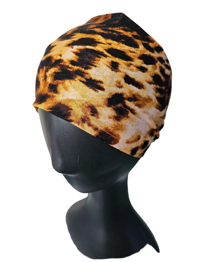 Girls headband hair accessory on mannequin side view, flat style