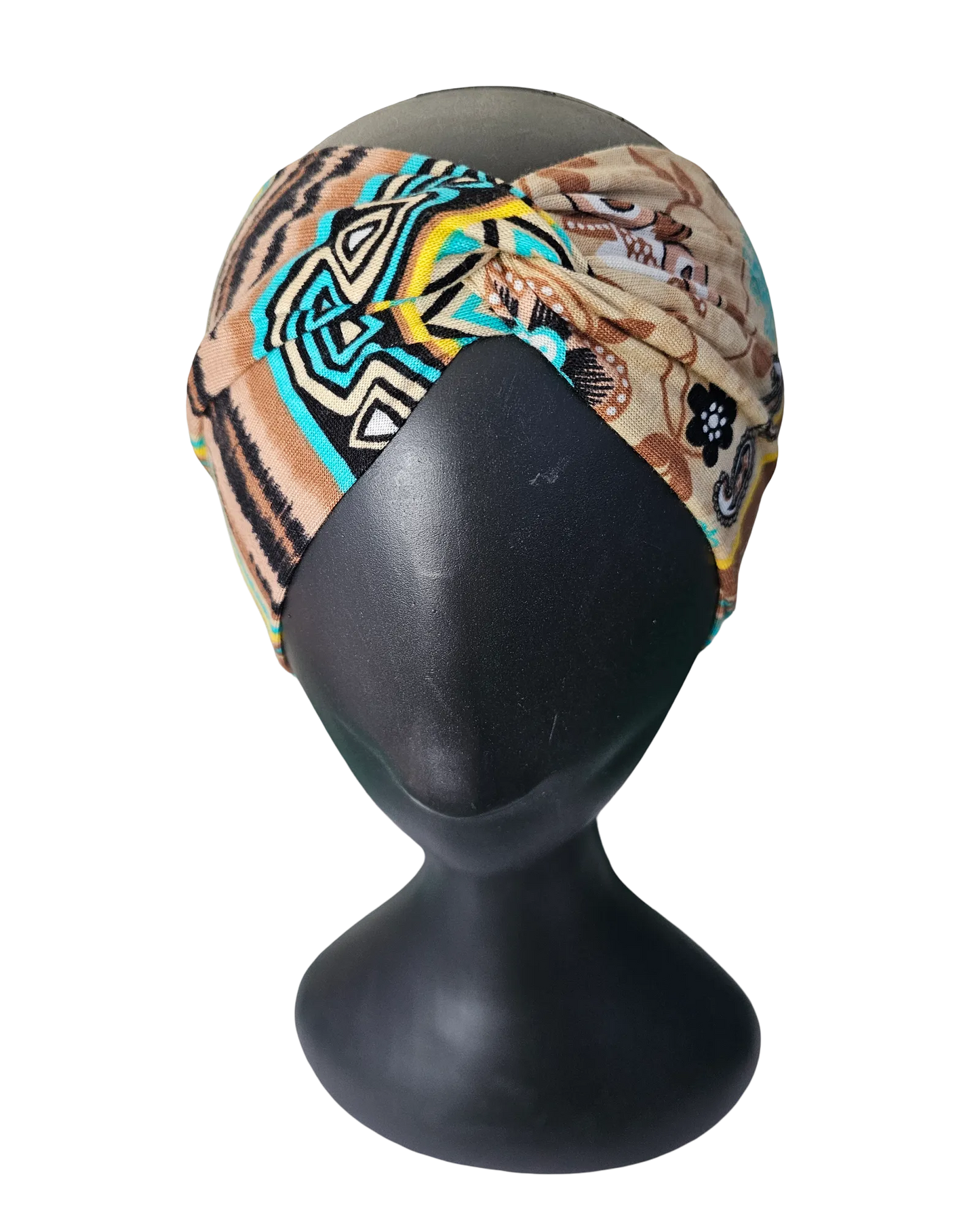 Front view of girls headband on mannequin