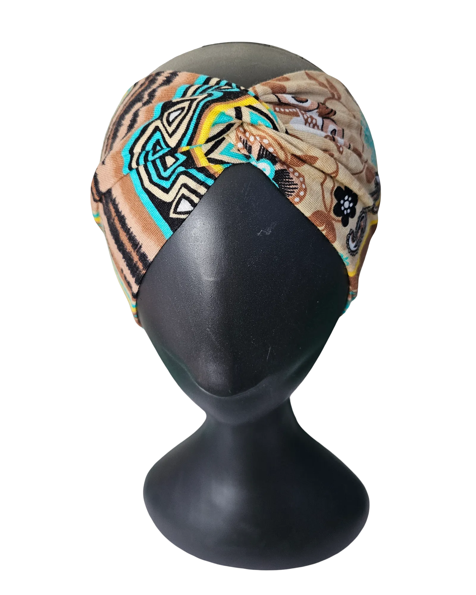 Front view of girls headband on mannequin