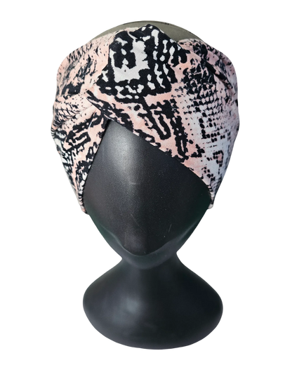 Top View of Stretch Knotted Headband accessory on mannequin