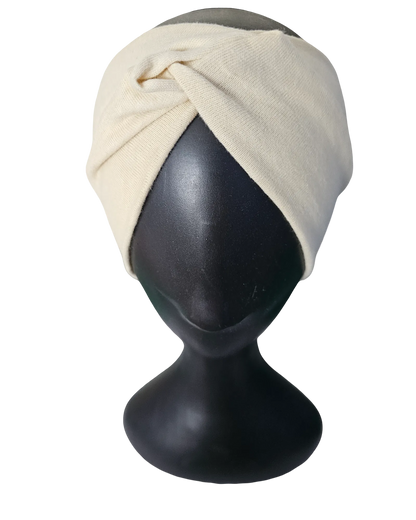 Top View of girls knotted headband on mannequin