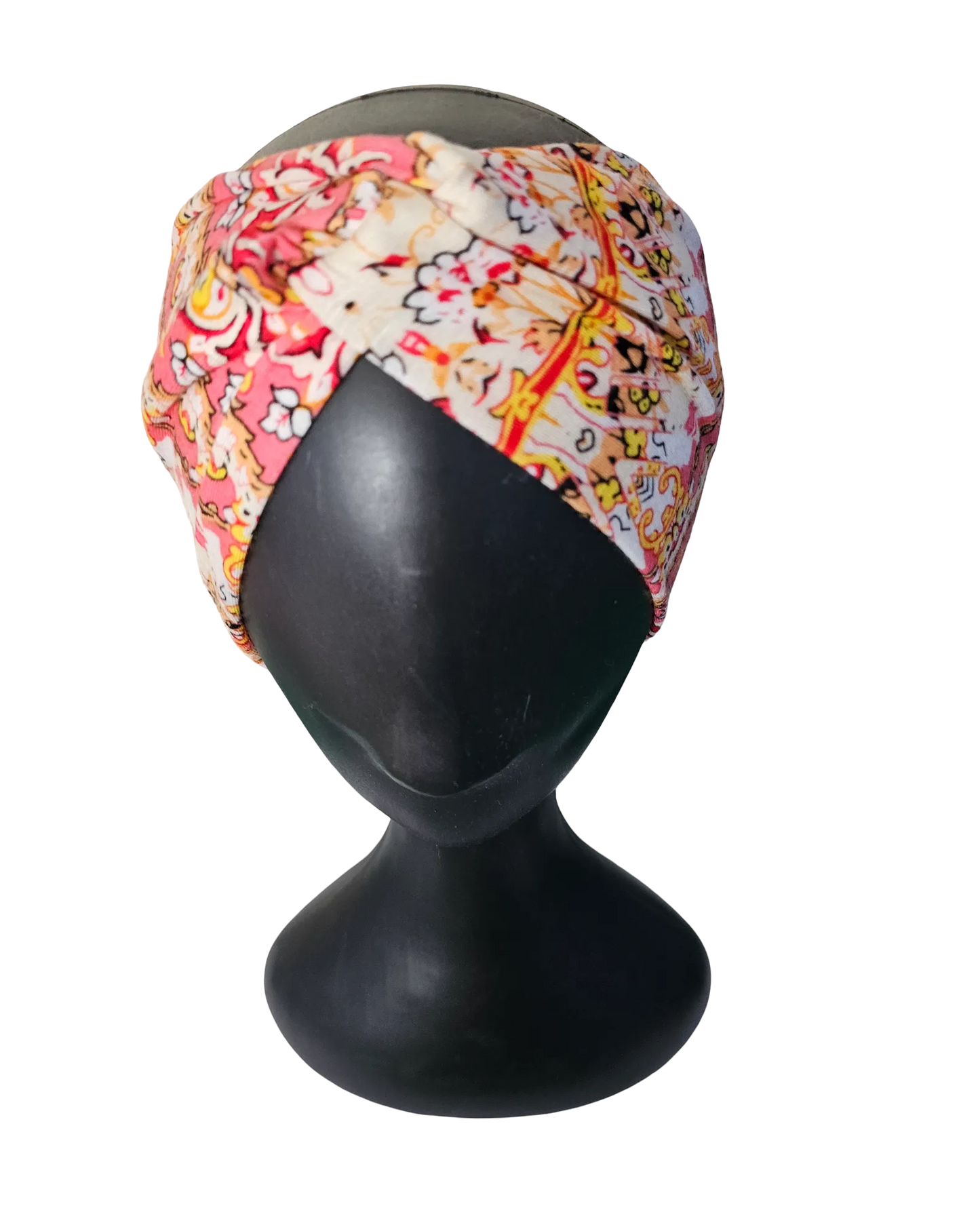 Ladies knotted headband hair accessory on mannequin top view