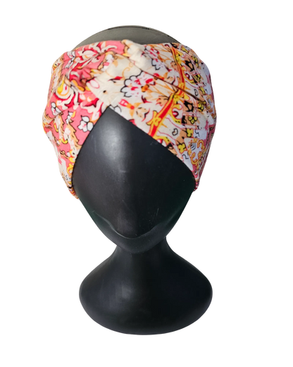 Ladies knotted headband hair accessory on mannequin top view