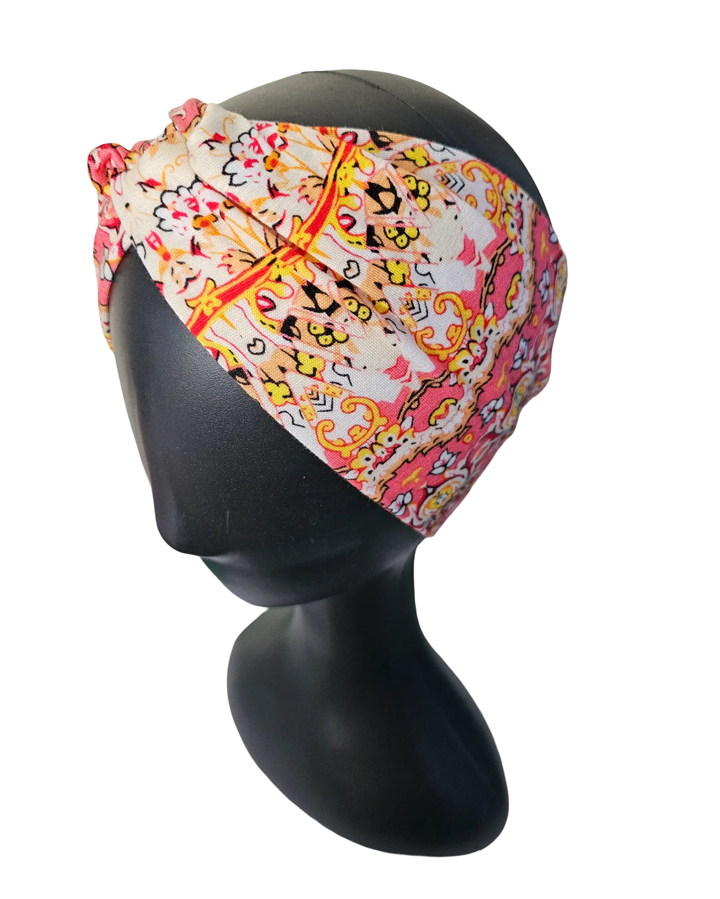 Side View of girls stretch headband on mannequin