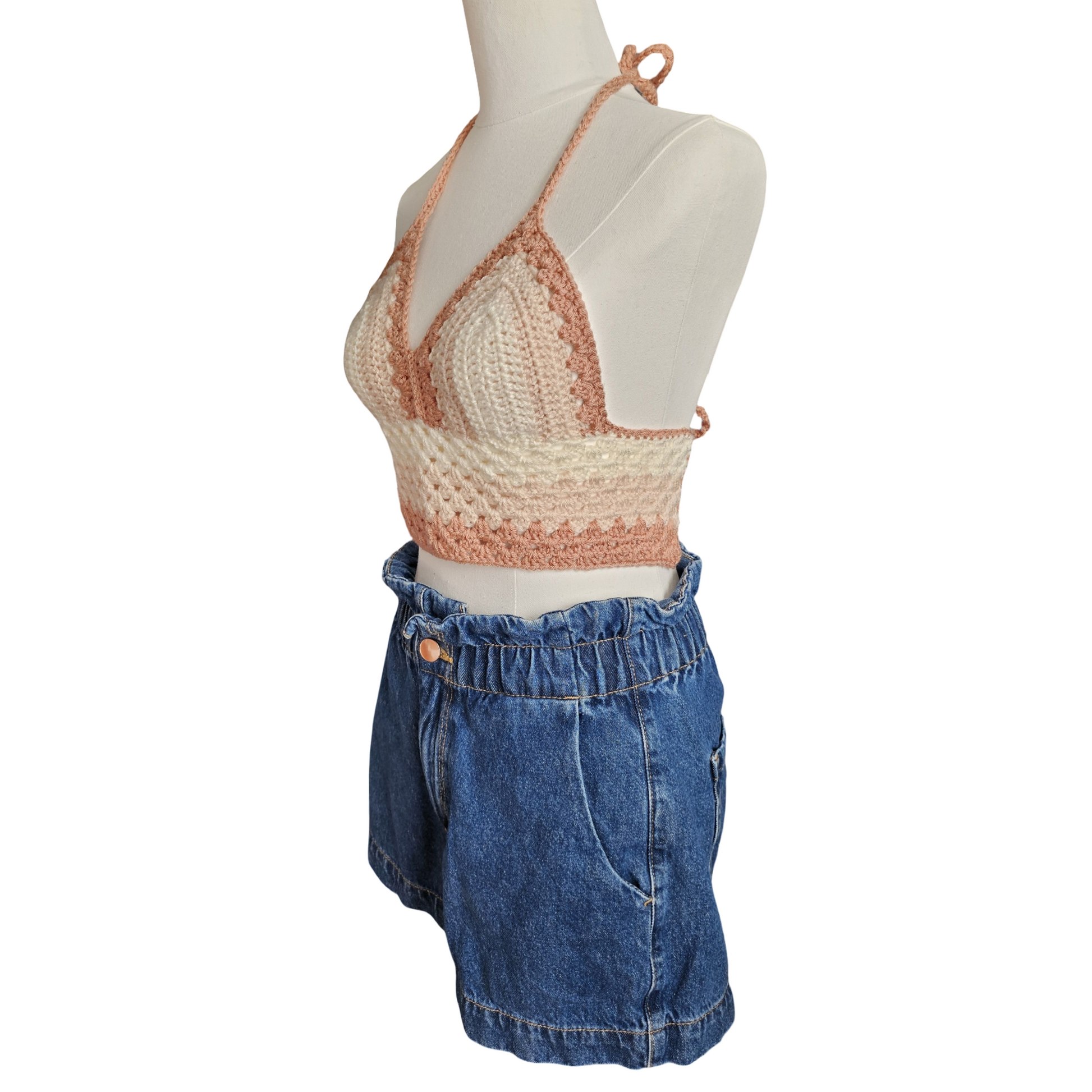 Vintage Rose Crochet Top